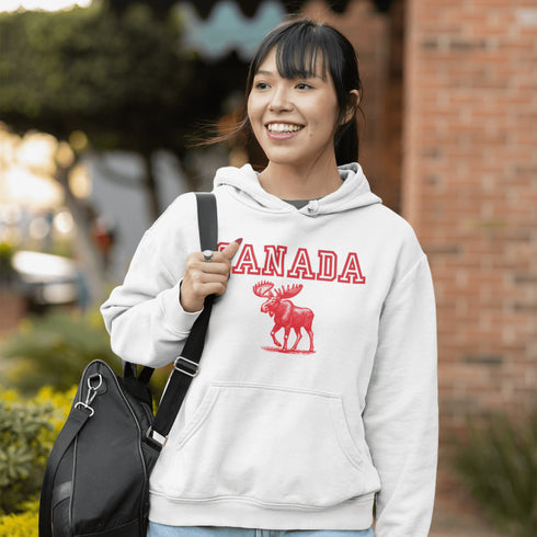 Featuring an iconic moose, this hoodie is as Canadian as hockey pucks, apologies, and maple syrup combined.